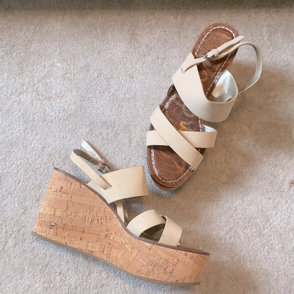 Sam Edelman Shoes - Sam Eldeman Platform Wedge, Size 8.5, Gently Worn